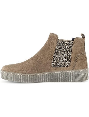 Bottines chelsea en Nubuck