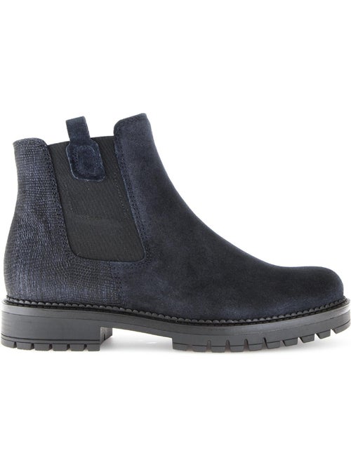 Bottines chelsea  en Nubuck - Kiabi