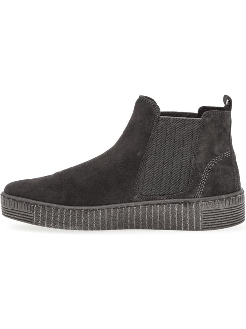 Bottines chelsea  en Nubuck - Kiabi