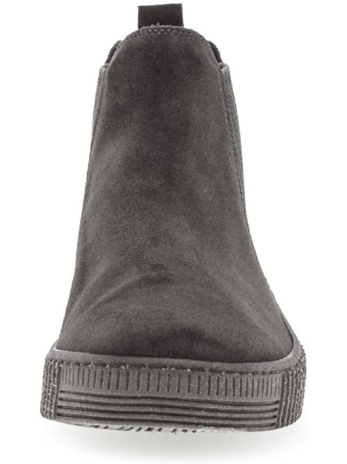 Bottines chelsea  en Nubuck - Kiabi