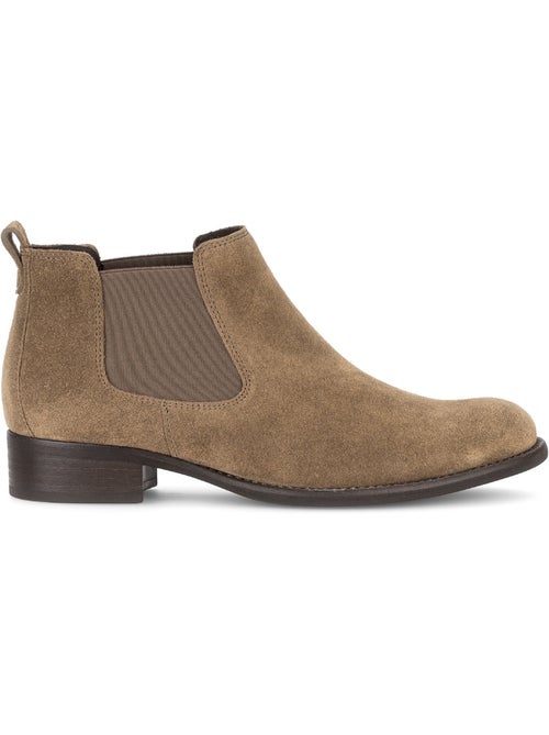 Bottines chelsea  en Nubuck - Kiabi