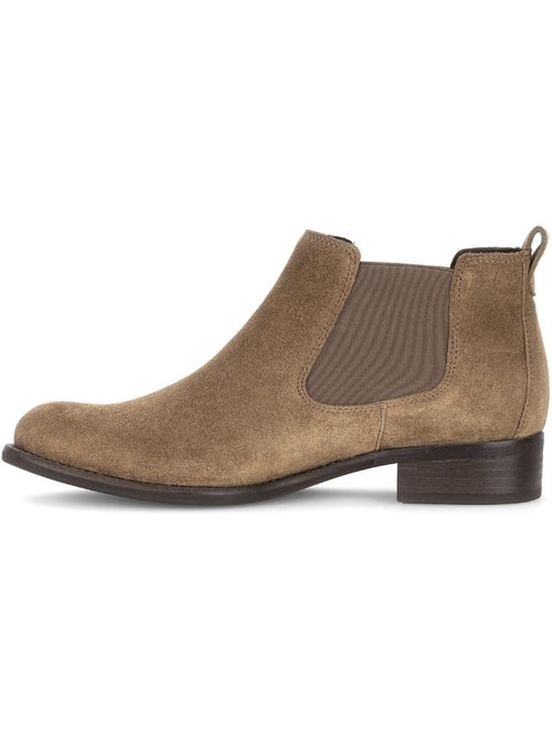 Bottines chelsea  en Nubuck - Kiabi