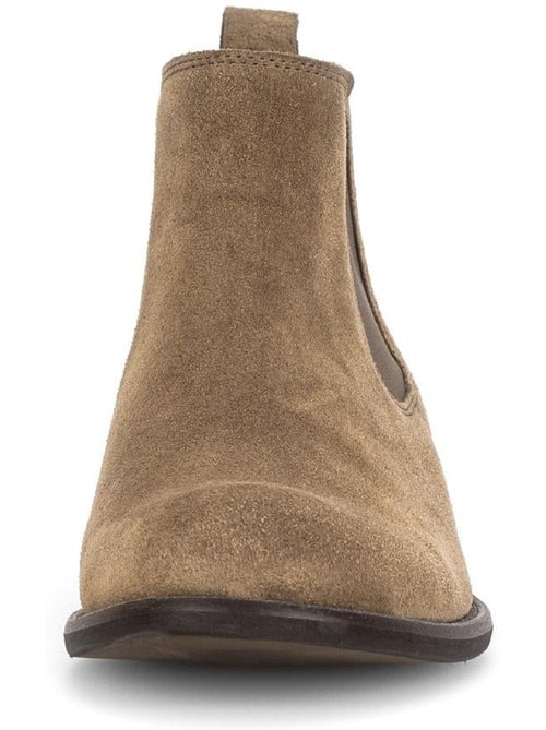 Bottines chelsea  en Nubuck - Kiabi