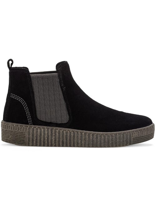 Bottines chelsea  en Nubuck - Kiabi