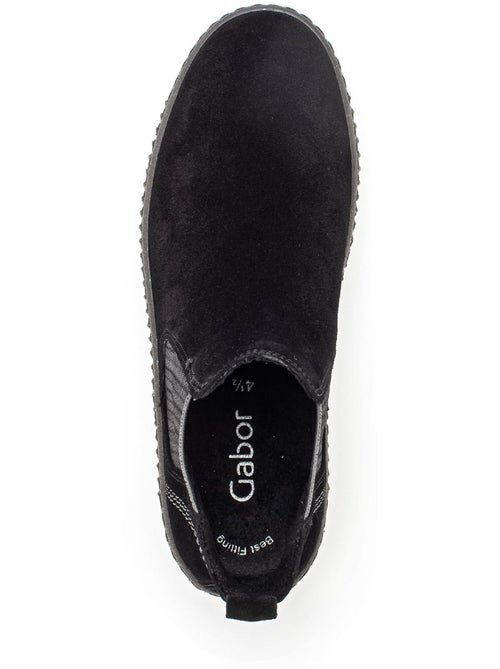 Bottines chelsea  en Nubuck - Kiabi
