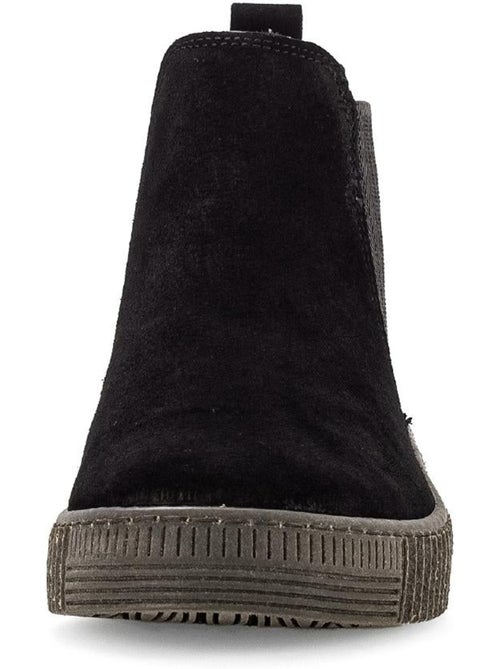 Bottines chelsea  en Nubuck - Kiabi