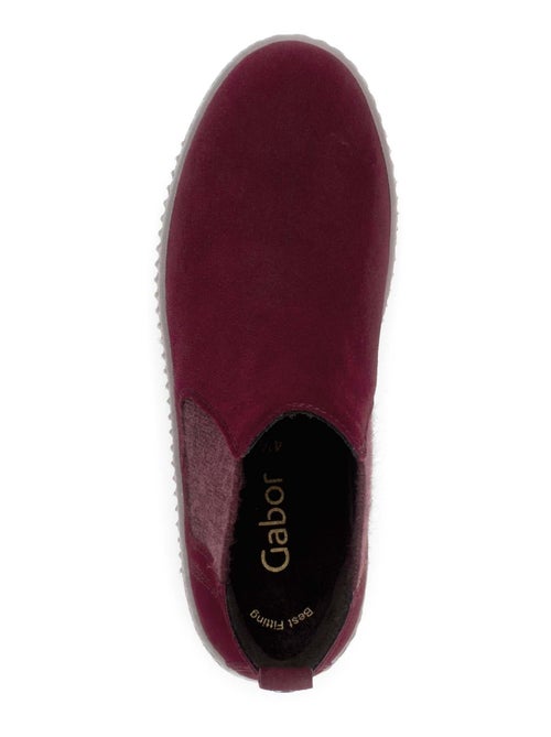 Bottines chelsea  en Nubuck - Kiabi