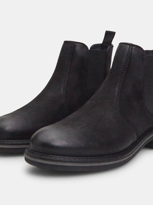 Bottines Chelsea en véritable cuir BATA - Kiabi