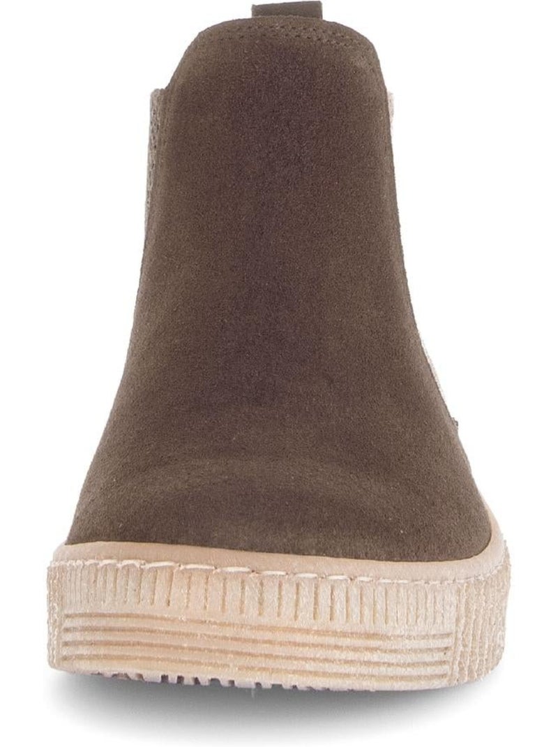Bottines chelsea Marron - Kiabi