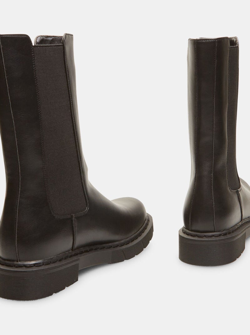 Bottines Chelsea montantes BATA Noir - Kiabi