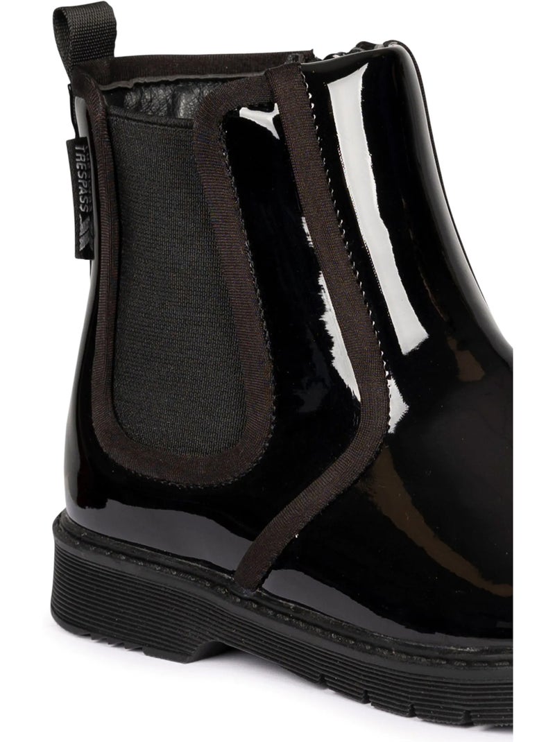 Bottines chelsea vernies ziya - trespass Noir - Kiabi
