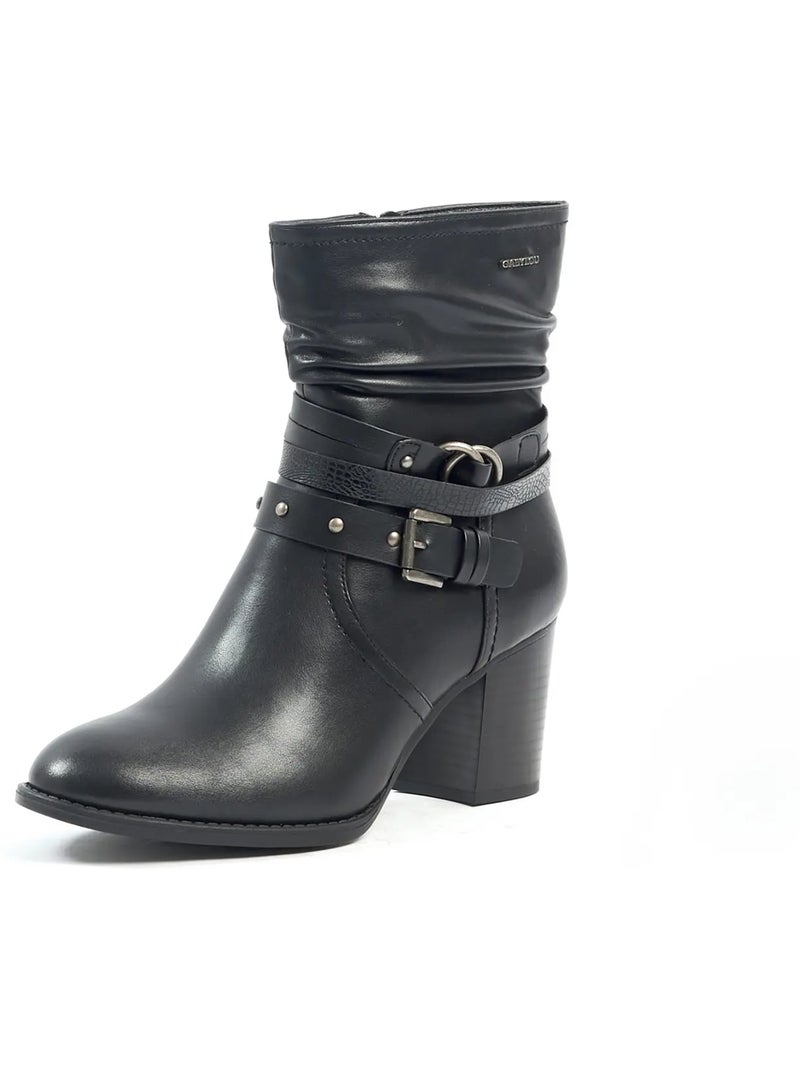 Bottines chevilles & pieds larges 2XL - Emma Noir - Kiabi