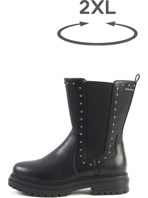 Bottines chevilles & pieds larges 2xl - jade - Kiabi Bottines chevilles & pieds larges 2xl - jade - Kiabi