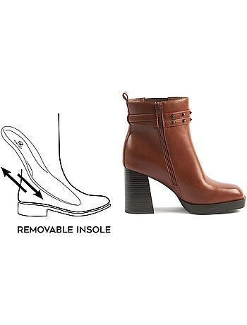 Bottines chevilles & pieds larges 2XL - Modèle Kim