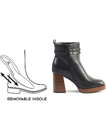 Bottines chevilles & pieds larges 2XL - Modèle Kim