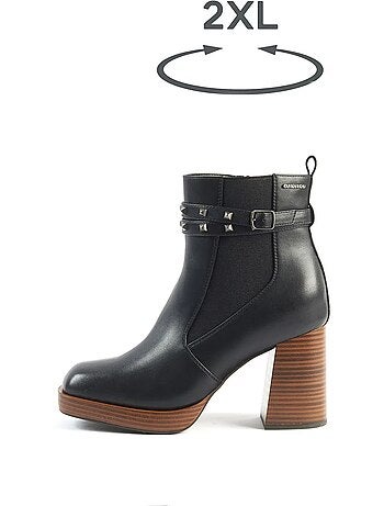 Bottines chevilles & pieds larges 2XL - Modèle Kim