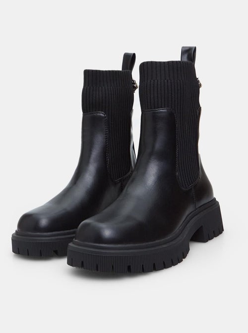 Bottines combat boots BATA - Kiabi Bottines combat boots BATA - Kiabi