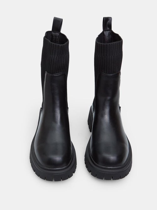 Bottines combat boots BATA - Kiabi Bottines combat boots BATA - Kiabi