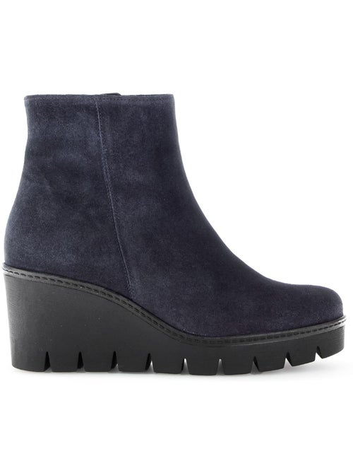 Bottines compensées  en Nubuck - Kiabi