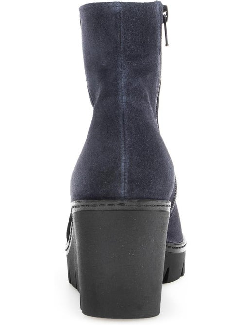 Bottines compensées  en Nubuck - Kiabi