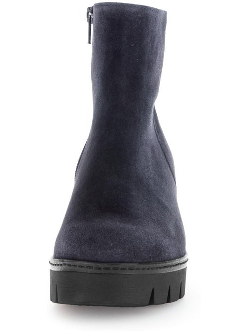 Bottines compensées  en Nubuck - Kiabi