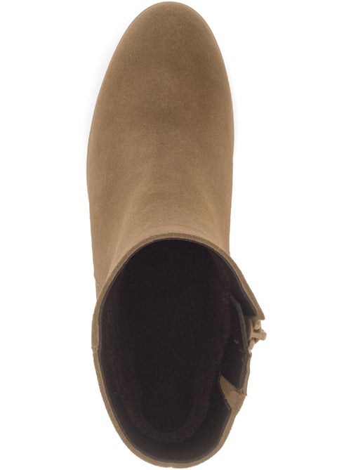 Bottines compensées  en Nubuck - Kiabi