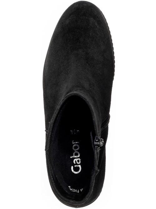 Bottines compensées  en Nubuck - Kiabi