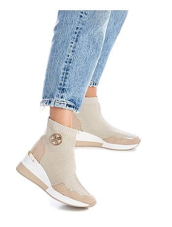 Bottines compensées femme