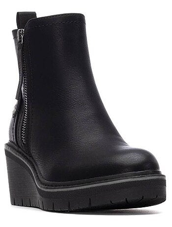 Bottines compensées femme