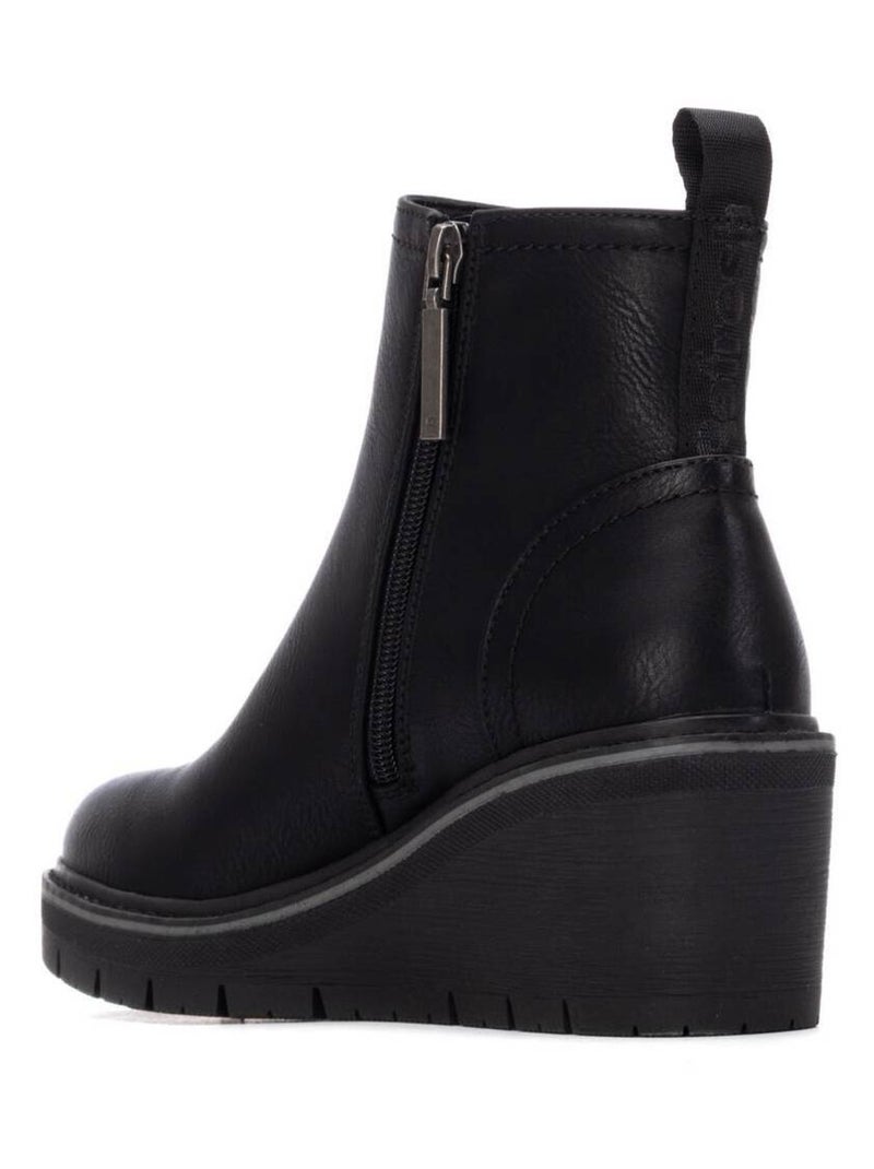 Bottines compensées femme Noir - Kiabi