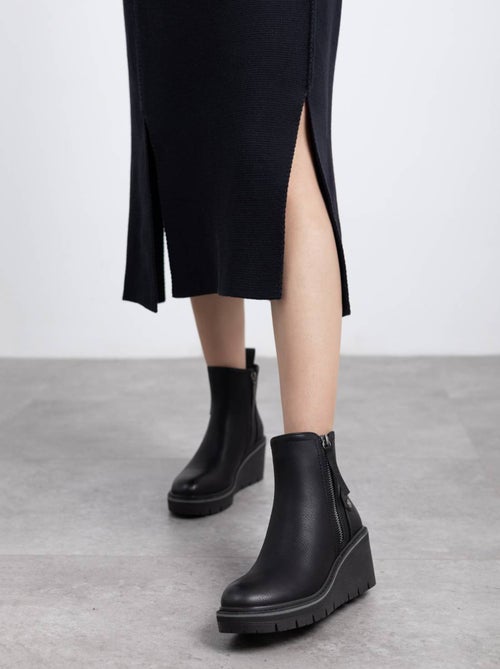 Bottines compensées femme - Kiabi Bottines compensées femme - Kiabi