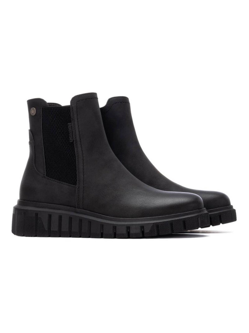 Bottines compensées femme Noir - Kiabi