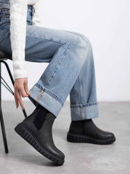 Bottines compensées femme - Kiabi