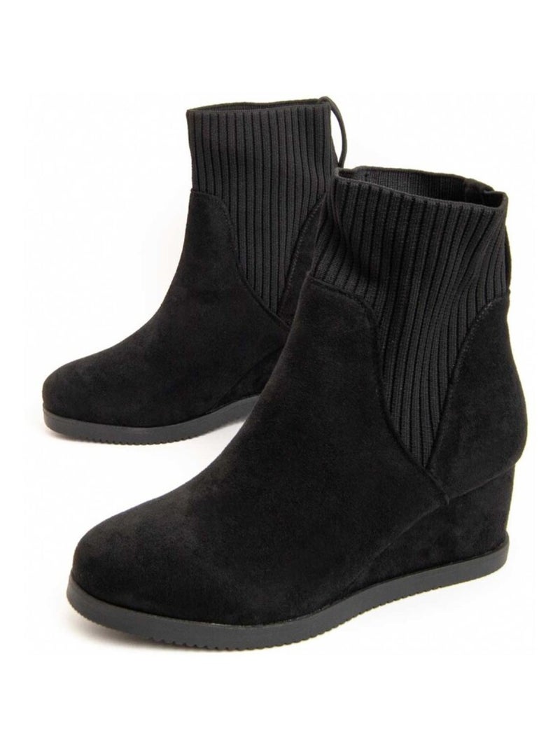 Bottines compensées Montevita Botilan40 Noir - Kiabi