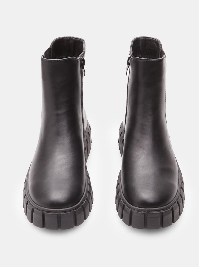 Bottines confortable  BATA Noir - Kiabi