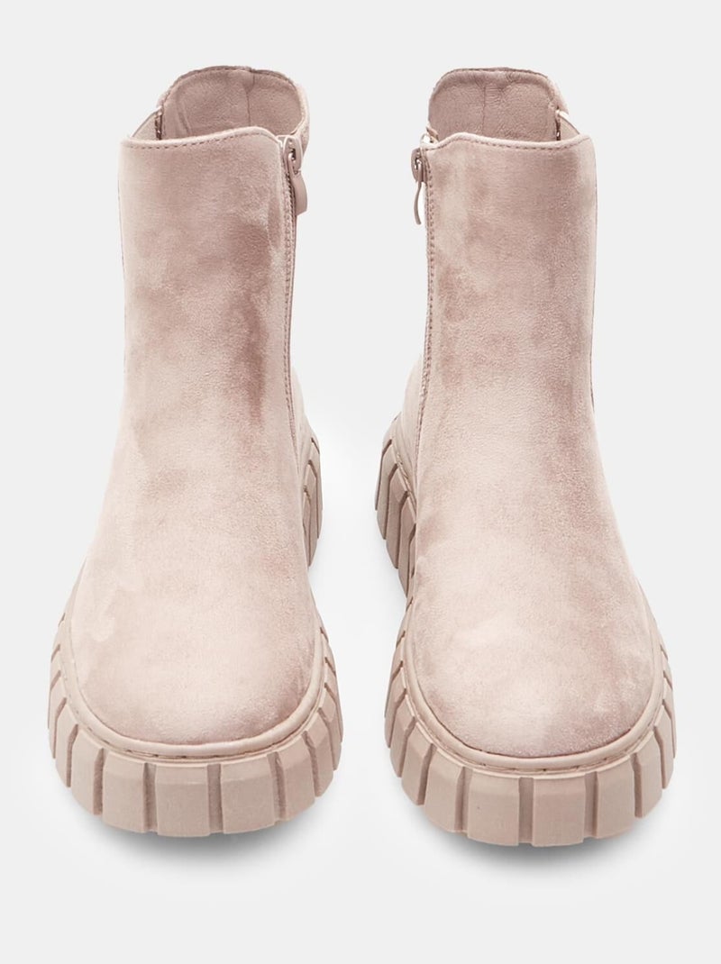 Bottines confortable  BATA Taupe - Kiabi