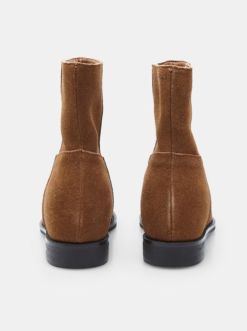 Bottines confortables  BATA avec talon compensé intérieur - Kiabi