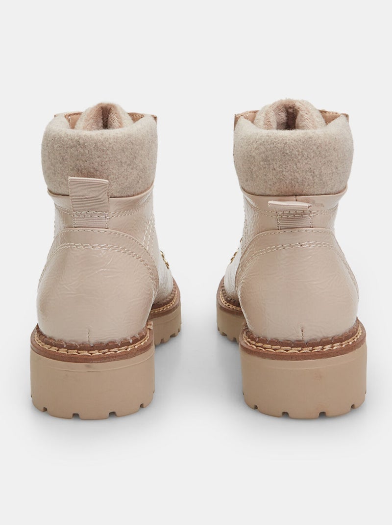 Bottines confortables BATA Beige - Kiabi