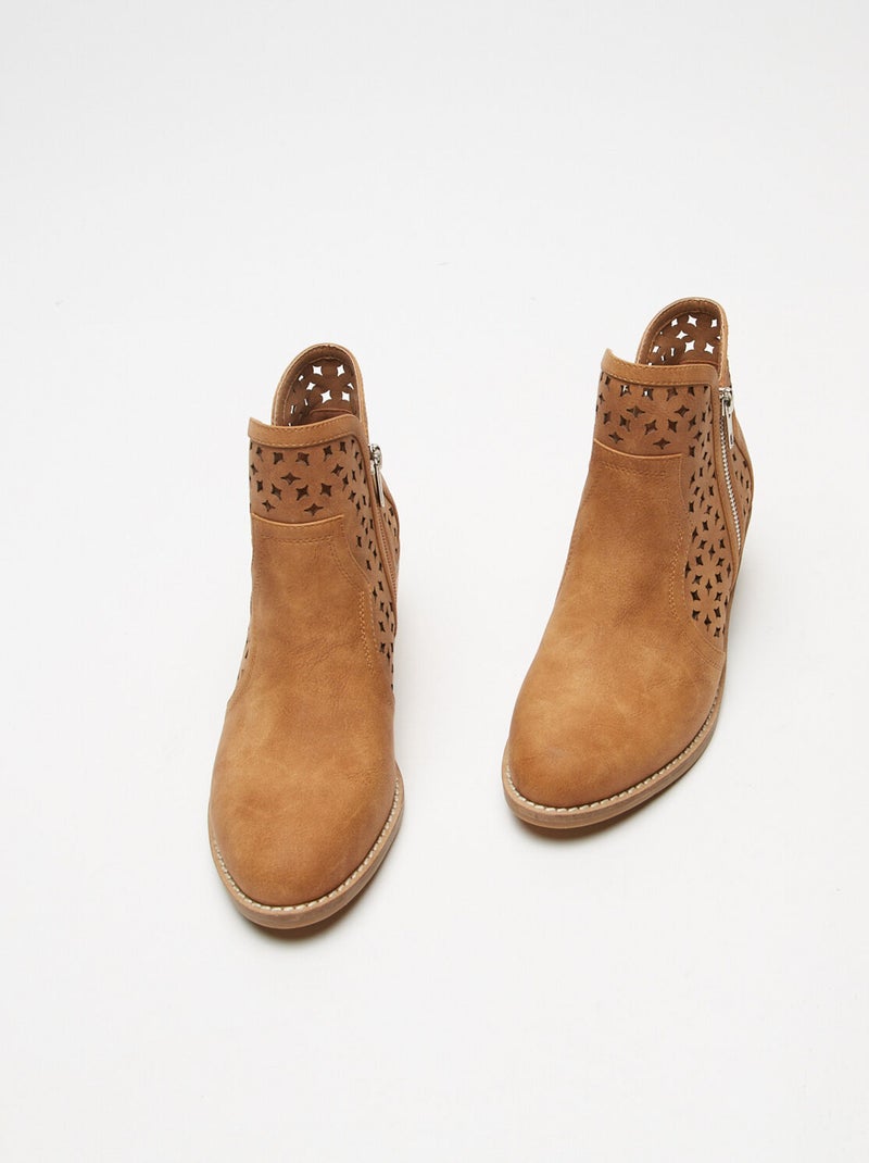 Bottines confortables BATA Bronze - Kiabi