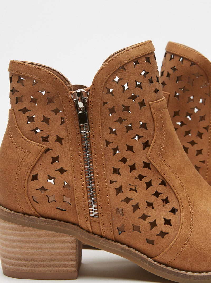 Bottines confortables BATA Bronze - Kiabi