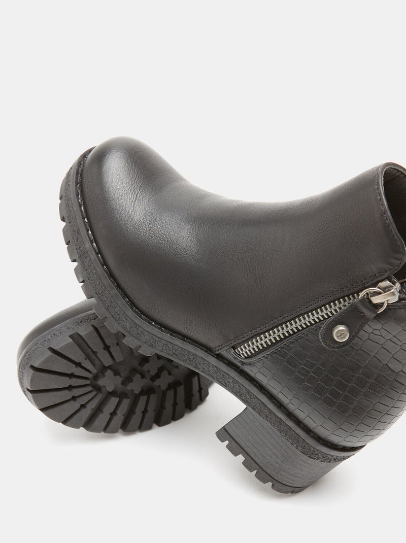 Bottines confortables BATA Noir - Kiabi