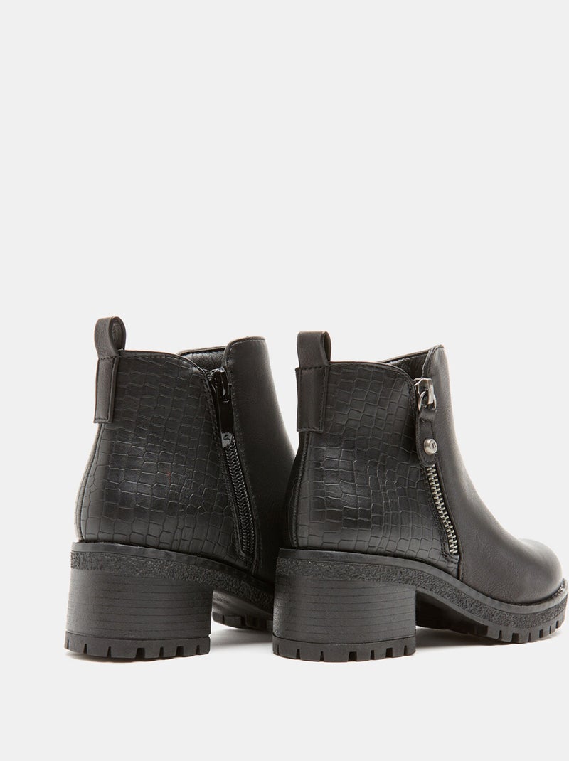 Bottines confortables BATA Noir - Kiabi