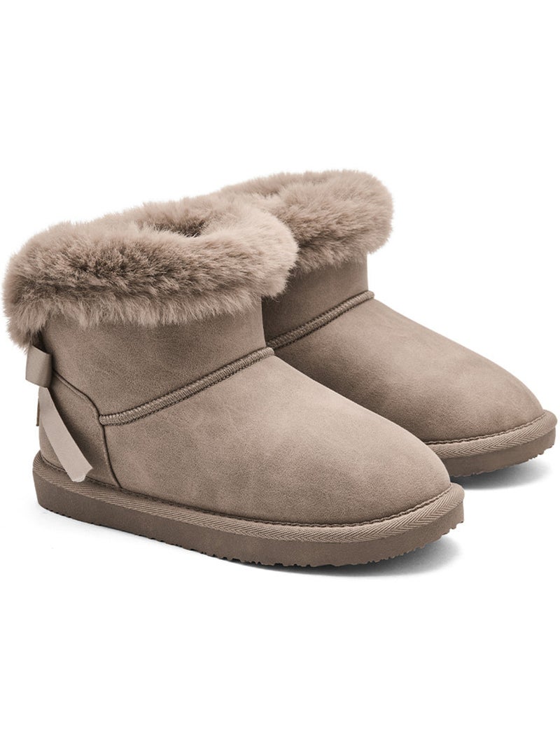Bottines conguitos australianas cordones Marron clair - Kiabi