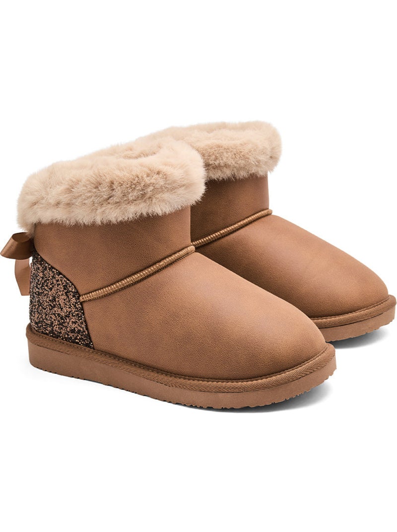 Bottines conguitos australianas cordones Marron - Kiabi