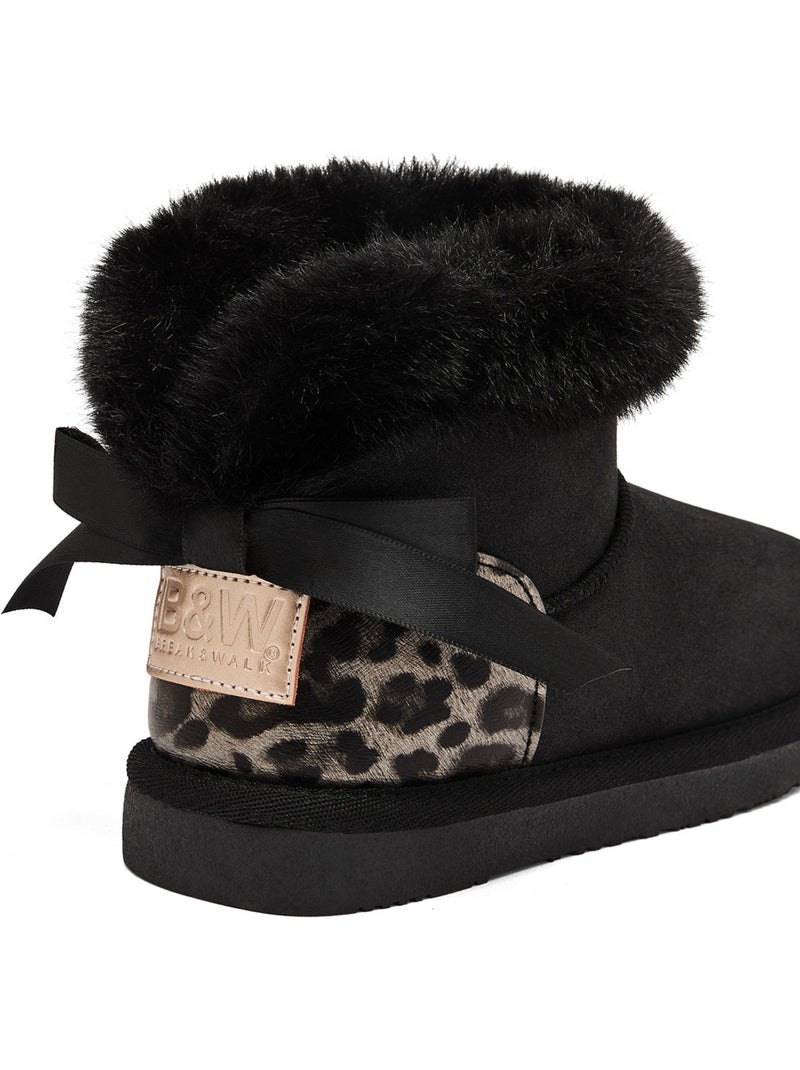 Bottines conguitos australianas cordones Noir Noir - Kiabi