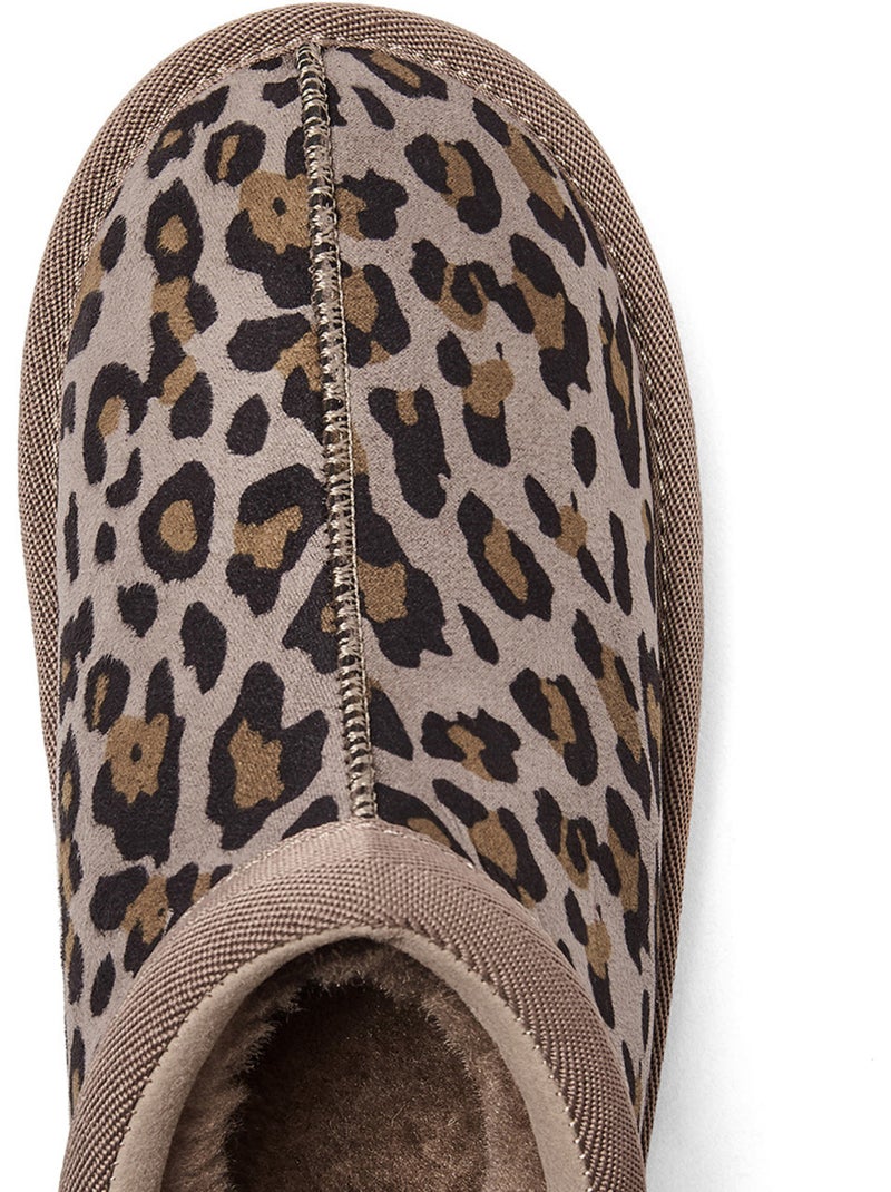 Bottines conguitos australianas estampado Noir Marron Noir - Kiabi