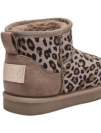 Bottines conguitos australianas leopardo