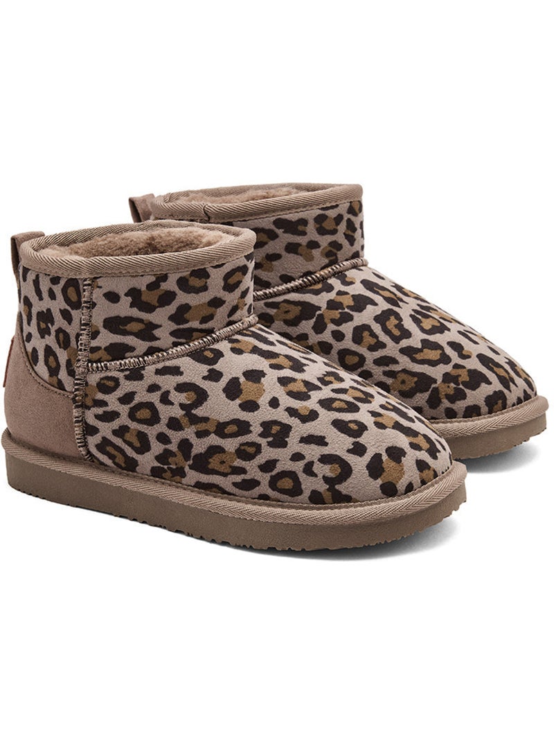 Bottines conguitos australianas leopardo Noir Marron Noir - Kiabi