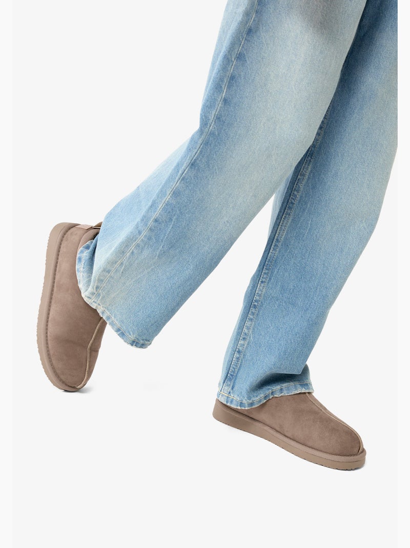 Bottines conguitos australianas low Marron clair - Kiabi