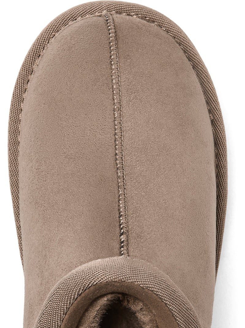 Bottines conguitos australianas low Marron clair - Kiabi
